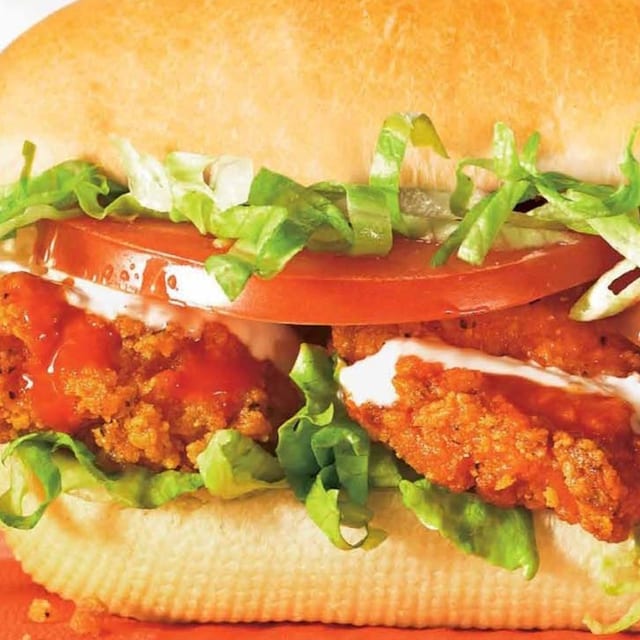 Buffalo Chicken Grinder.