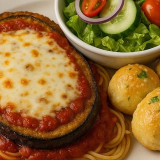 Eggplant Parmigiana Pasta