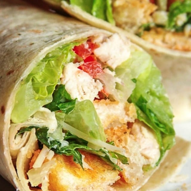 Caesar Chicken Wrap.