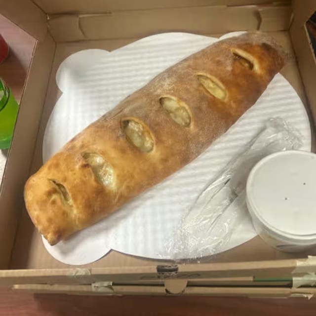 Chicken Parm Stuffed Bread.