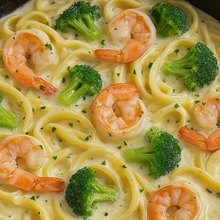 Shrimp Alfredo Pasta