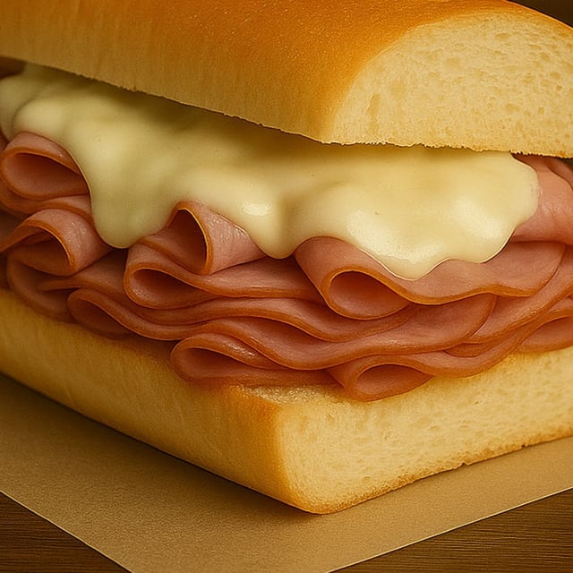 Ham & Provolone Grinder.