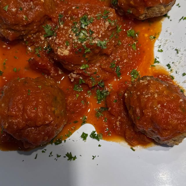 Baked Meatballs.