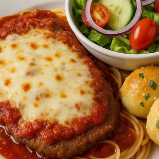 Veal Parmigiana Pasta