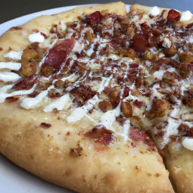 Chicken Bacon Ranch Pizza.