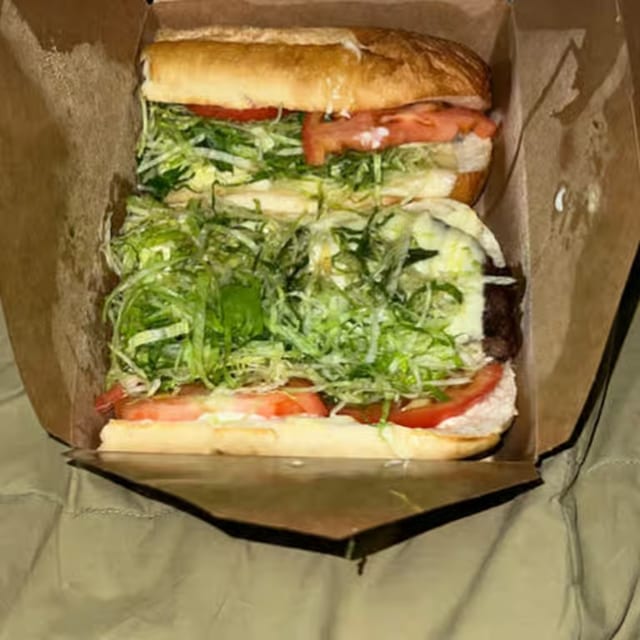 Cheeseburger Grinder.